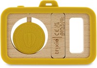 Trixie wooden baby camera with silicone - Mr. Lion - sensory toy