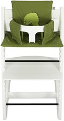 Trixie waterproof high chair cushion - Tripp Trapp Mr. Dino green