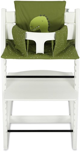 Trixie waterproof high chair cushion - Tripp Trapp Mr. Dino green