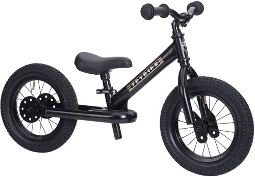Trybike balance bike Steel black - two-wheeler kids bike Trybike loopfiets Steel zwart - tweewieler