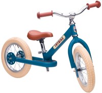 Trybike balance bike Steel vintage blue - kids bike with air tires