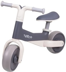 Tryco balance bike Bobbie grey - toddler and kids balance bicycle
