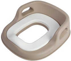 Tryco toilet trainer with handles sand - ergonomic kids potty seat