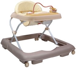 Tryco baby walker zebra beige with play tray and music