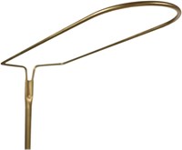 Tryco canopy stand gold with base - crib canopy pole metal nursery-2