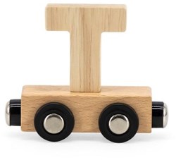 Tryco wooden letter train wagon T - magnetic toy for children