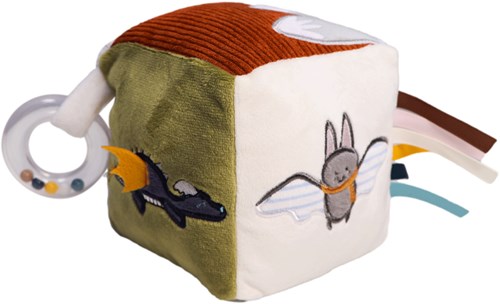 Tryco plush activity cube fantasy - soft baby play cube-2