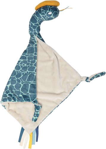 Tryco plush cuddle cloth snake Steve with snake pattern and beret