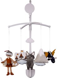 Tryco musical mobile plush fantasy knight with music and soft toys