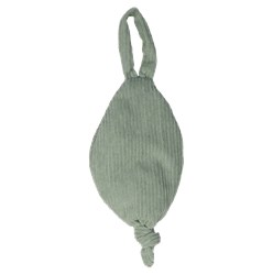 Tryco pacifier cloth rib fabric stone green - super soft baby textile
