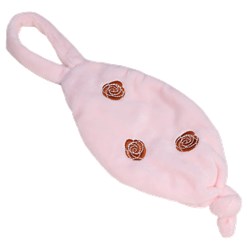 Tryco pacifier cloth baby textile swan pink embroidered super soft