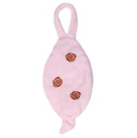 Tryco pacifier cloth baby textile swan pink embroidered super soft-2