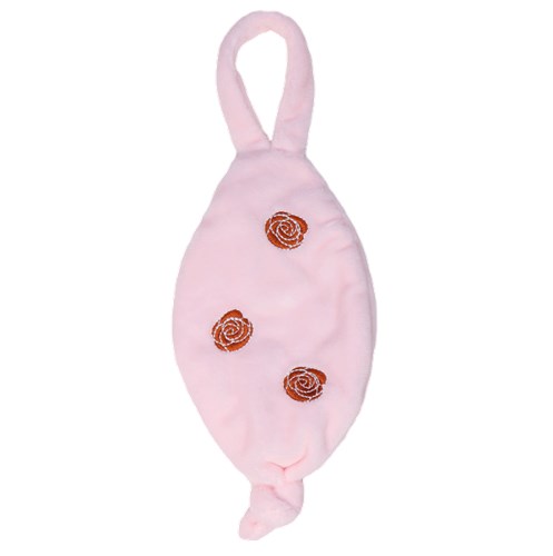 Tryco pacifier cloth baby textile swan pink embroidered super soft-2