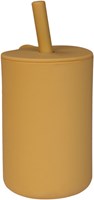 Tryco silicone straw cup Honey Gold - baby drinking cup BPA free
