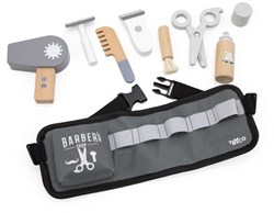 Tryco wooden barber playset toy - Role play and motor skills from 3 years