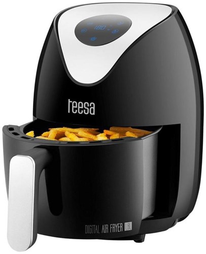 Teesa Digitale airfryer1,8L zwart