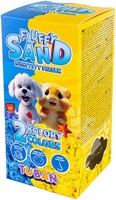 Tuban kinetic sand Fluffy Sand - blue and yellow - 2 x 70 g play sand