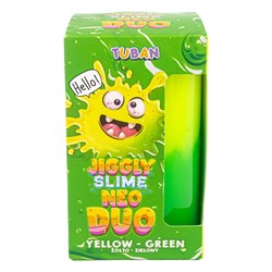 Tuban toy Jiggly Slime Neo Duo yellow green 430 g multicolor