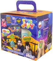 Tuban toys - Tubi Jelly set with 6 colors and small aquarium monsters-2