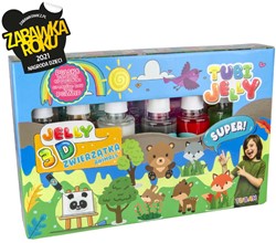 Tuban Tuban - Tubi Jelly Set With 6 Colors - Animals