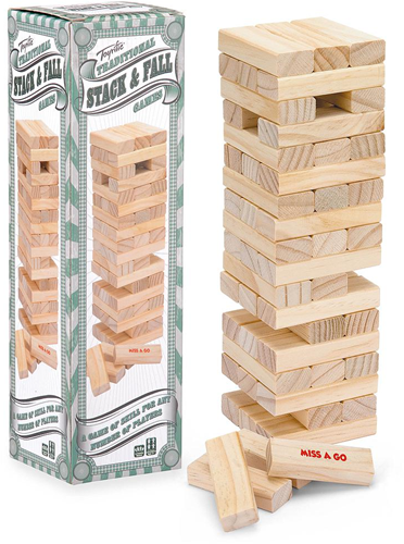 Toyrific wooden stacking game balance game - educational family toy