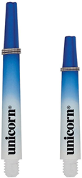 Unicorn dart shafts Gripper 3 Two-Tone Small Thread blue-white short