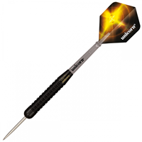 Unicorn darts Gary Anderson black brass 25g steel tip set