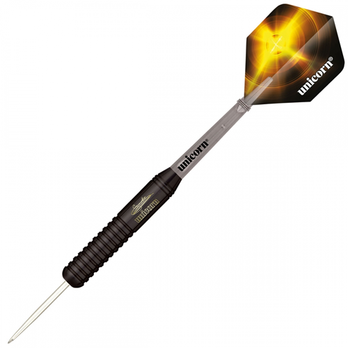 Unicorn darts Gary Anderson Black Brass 22g - steel tip darts black