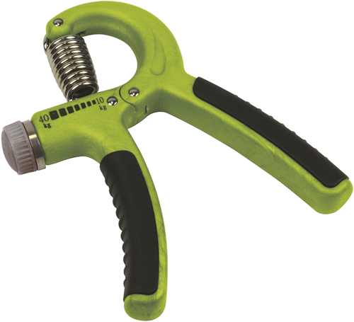 Urban Fitness hand trainer adjustable spring grip - 10-40kg green black