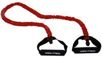 Urban Fitness resistance band red medium - fitness exercise band