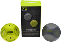 Urban Fitness fitness dice - 8-sided workout game set yellow