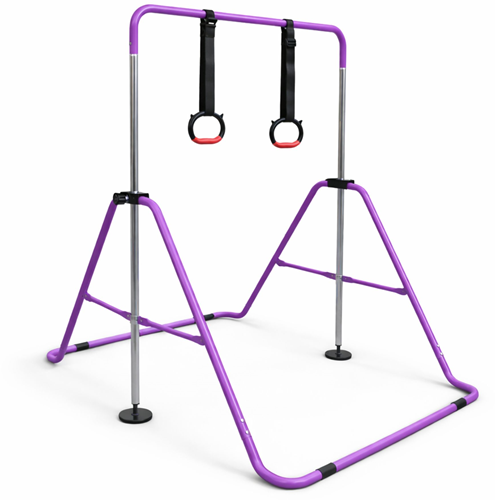 Urban Fitness Gymnastics Folding Horizontal Bar - Purple -