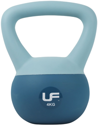 Urban Fitness kettlebell soft touch blue 4kg for strength training