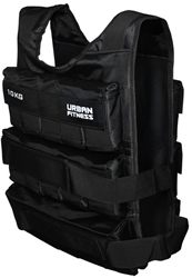 Urban Fitness adjustable weighted vest - 10kg - fitness accessory
