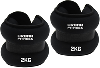 Urban Fitness neoprene ankle and wrist weights 2 x 2kg fitness accessory