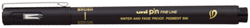 Uni-ball Uni Pin Fineliner Extra Fine Brush Zwart