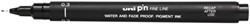 Uni-ball Uni Pin Fineliner Zwart 0,3 mm