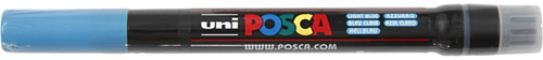 Posca brush paint marker light blue – creative marker for kids