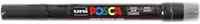 Posca brush paint marker black - creative marker for kids