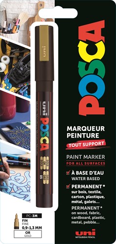 Posca Uni Posca Verfmarker 3M Goud Blister