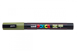 Posca paint marker PC-3M khaki for creative drawing and painting
