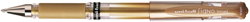 Uni-ball gel pen Signo Broad gold 1 mm - writing accessory for adults