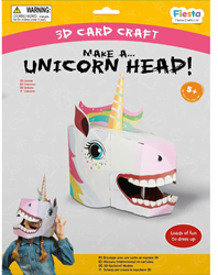 Fiesta Crafts Unicorn 3D Card Craft