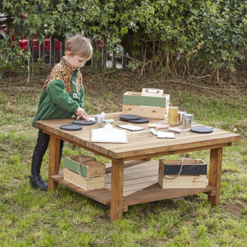 Cosy Large Square Table Workstation - 29267