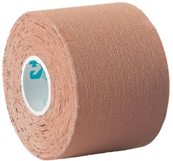 Ultimate Performance Kinesiology Tape pre-cut sports tape 50mm x 5m flesh