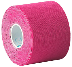 Ultimate Performance Kinesiology Tape Pre-Cut pink sports tape 50mm x 5m