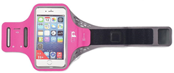 Ultimate Performance sports armband Ridgeway phone holder pink reflective