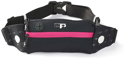 Ultimate Performance running belt Titan black pink neoprene