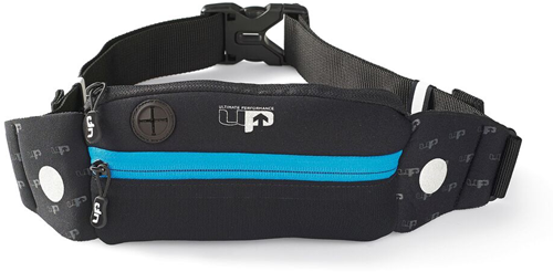 Ultimate Performance running waist pack Titan black-blue neoprene kids