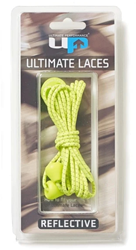 Ultimate Performance elastic laces lime reflective 118 cm shoes